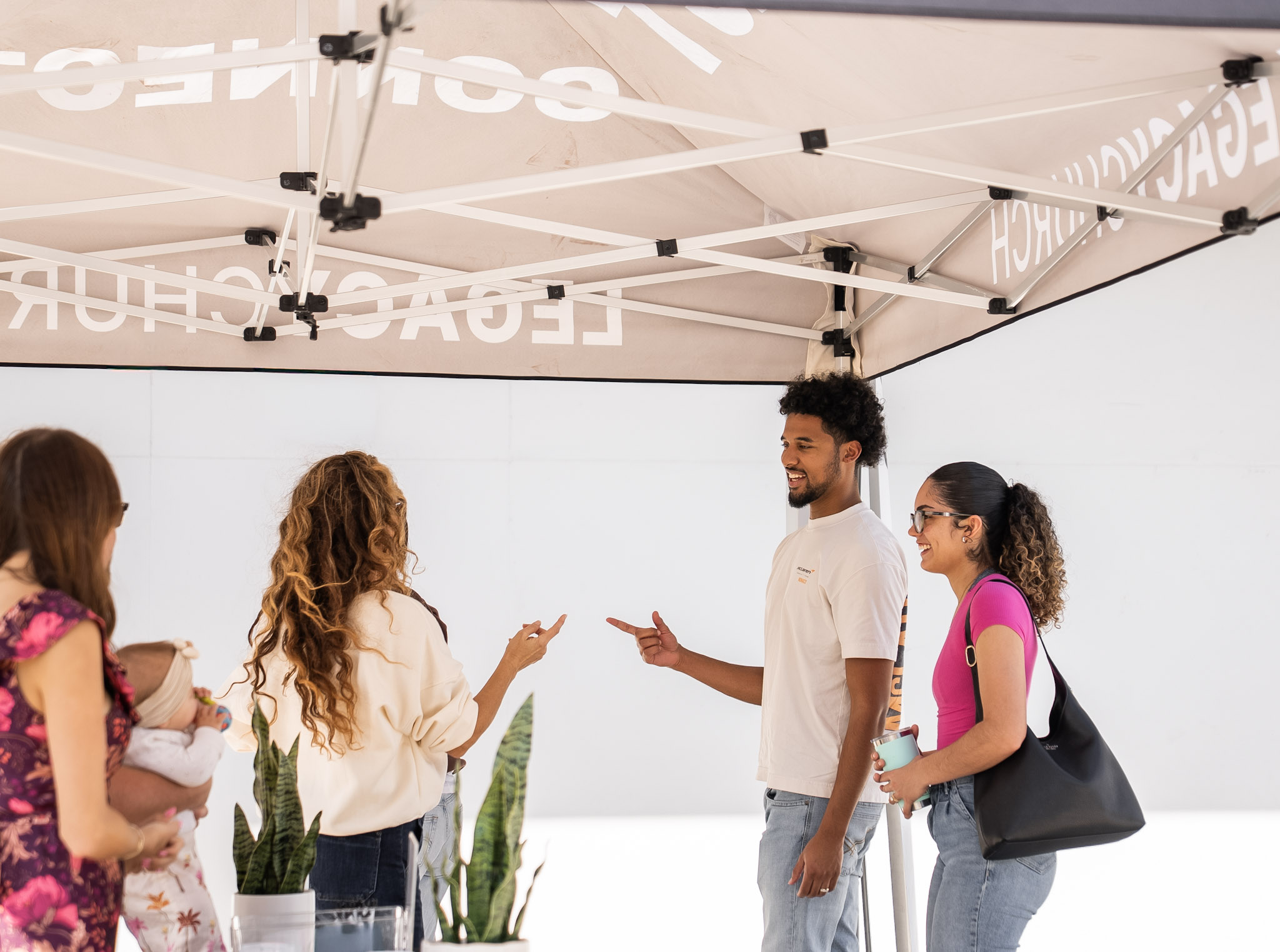 People connecting at Legacy Church