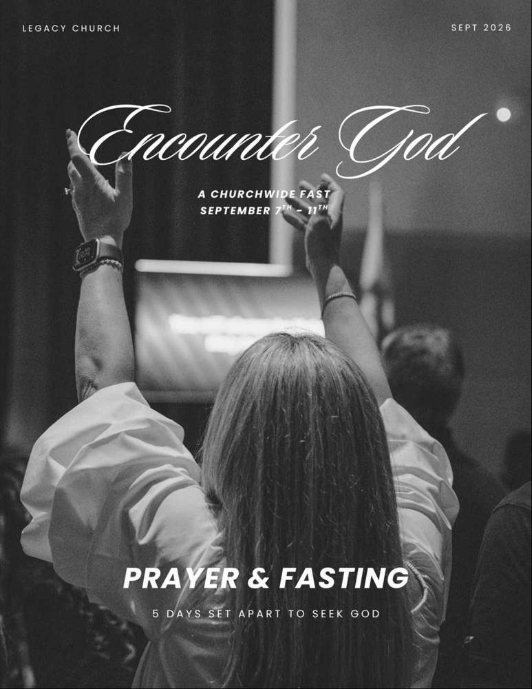Encounter God prayer and fasting guide cover